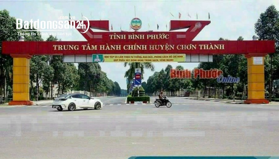 Bán đất sổ sẵn ngay đường số 6, Quang Minh,Thị Xã Chơn Thành