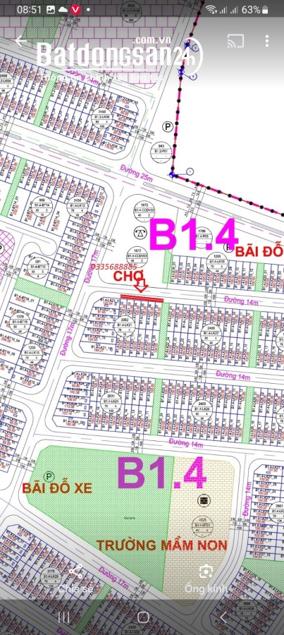 Bán đất nền phân lô B1.4 HH1 Thanh Hà Mường Thanh , Đường 21B, Quận Hà Đông