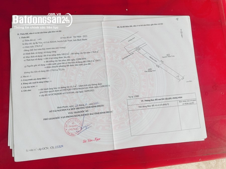 Bán đất Đường Quốc lộ 13, Huyện Lộc Ninh