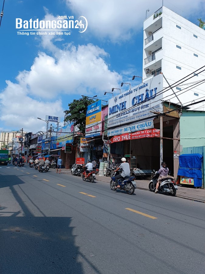 Bán nhà mặt tiền Phan Huy Ích-gần ga Metro2-sổ nở hậu-kinh doanh sầm uất ngày đêm-giá