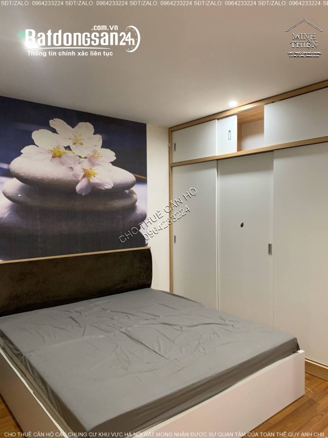 (Chung Cư Home City Trung Kính) Cho Thuê Căn 2 Ngủ Full Nội Thất  Cao Cấp