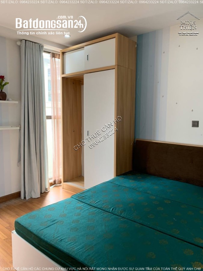 (Chung Cư Home City Trung Kính) Cho Thuê Căn 2 Ngủ Full Nội Thất  Cao Cấp