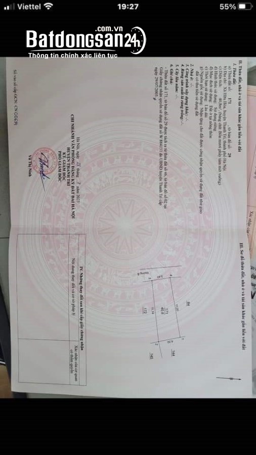 Bán nhà hữu hòa 2 thoáng 42m 4 tầng