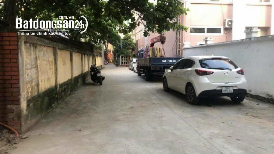 Bán đất ngõ phố Quang Trung, phường Quang Trung, TP HD, 60m2, mt 4.04m, ngõ oto