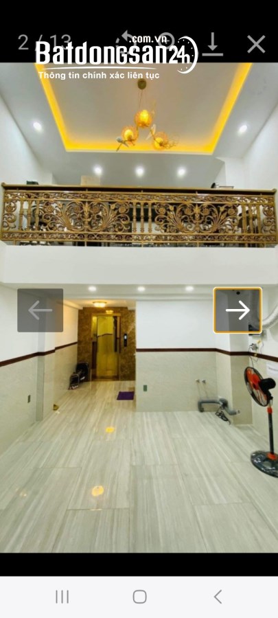 Nhà hẻm xe hơi , 50m2 , 6 lầu , Bình Thạnh , giá 11.8 tỷ .