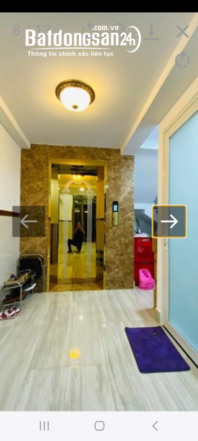 Nhà hẻm xe hơi , 50m2 , 6 lầu , Bình Thạnh , giá 11.8 tỷ .