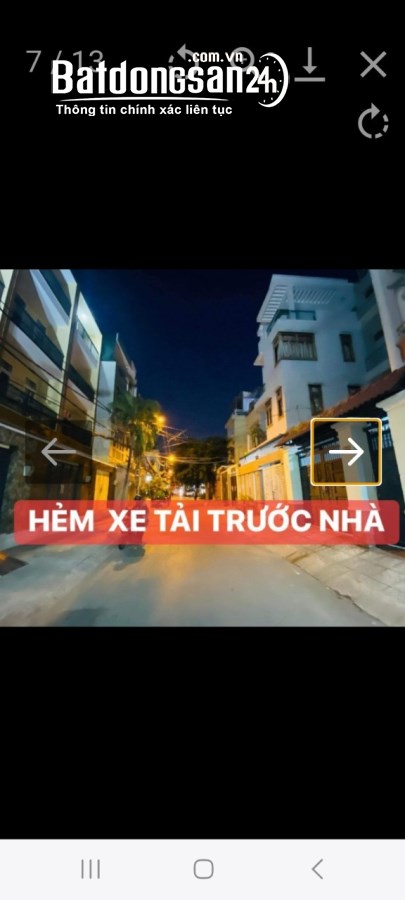 Nhà hẻm xe hơi , 50m2 , 6 lầu , Bình Thạnh , giá 11.8 tỷ .