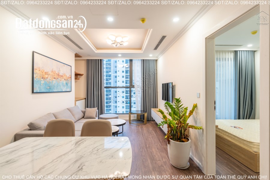 (Chung Cư Sunshine Riverside Phú Thượng Tây Hồ ) Cho Thuê Căn 2 Ngủ Full Nội Thất Cao