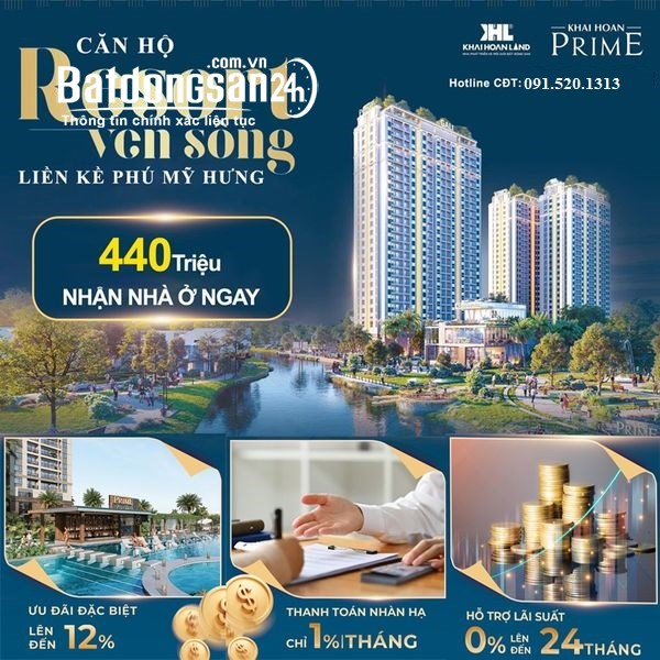 Bán căn hộ chung cư Khải Hoàn Prime, Đường Lê Văn Lương , Huyện Nhà Bè
