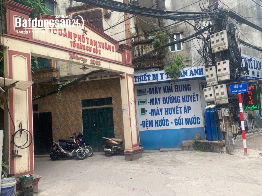 Bán gấp nhà cấp 4 ngõ 43 Tân Xuân 51m ngõ thông oto cách nhà 20m giá 4,25 tỷ. 