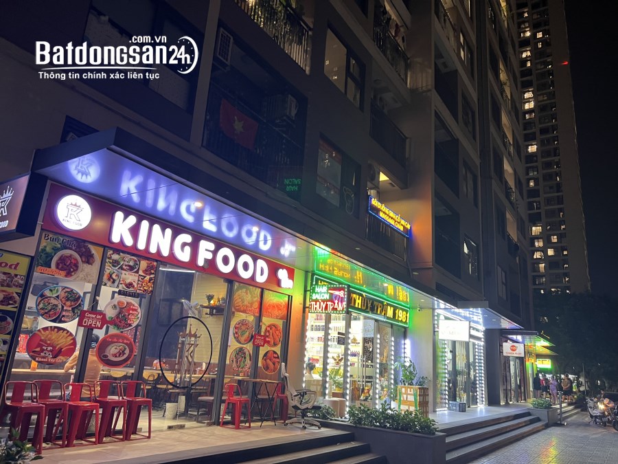 Bán Shop Chân Đế 60m2 dòng tiền 80tr/tháng Vinhomes Smart City