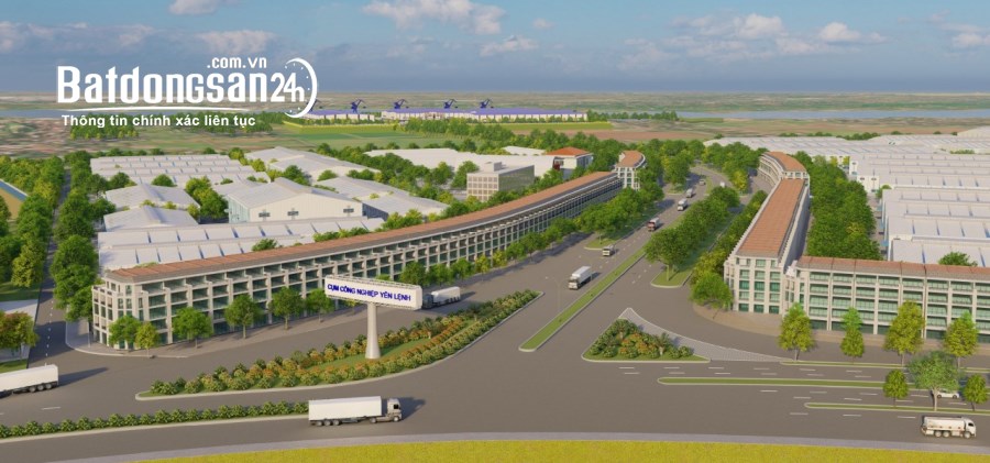 Phân Phối Độc Quyền DA Khu CN Yên Lệnh S= 4000- 10000m2 Giá 80-85$ Nhành Nghề Đa Dạng