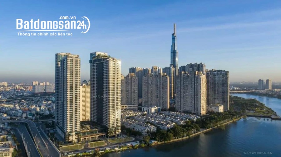 Căn hộ Sunwah Pearl ven sông TT 50% nhận nhà, còn lại góp 5 năm không lãi suất