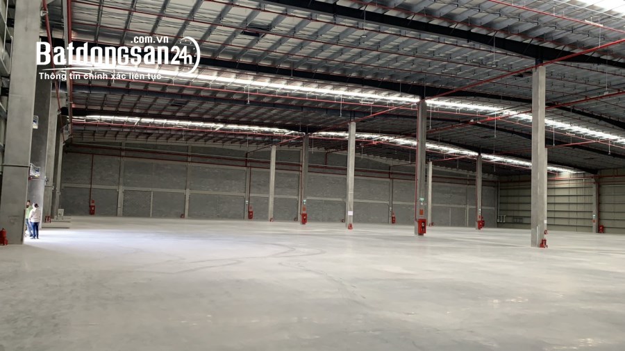 Cho thuê 75.000 kho xưởng mới 100% LOGISTICS KHU CÔNG NGHIÊP LONG HẬU 