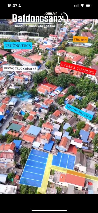Bán đất Đường Liên Thôn Đông, Xã Tam Hưng, Huyện Thuỷ Nguyên