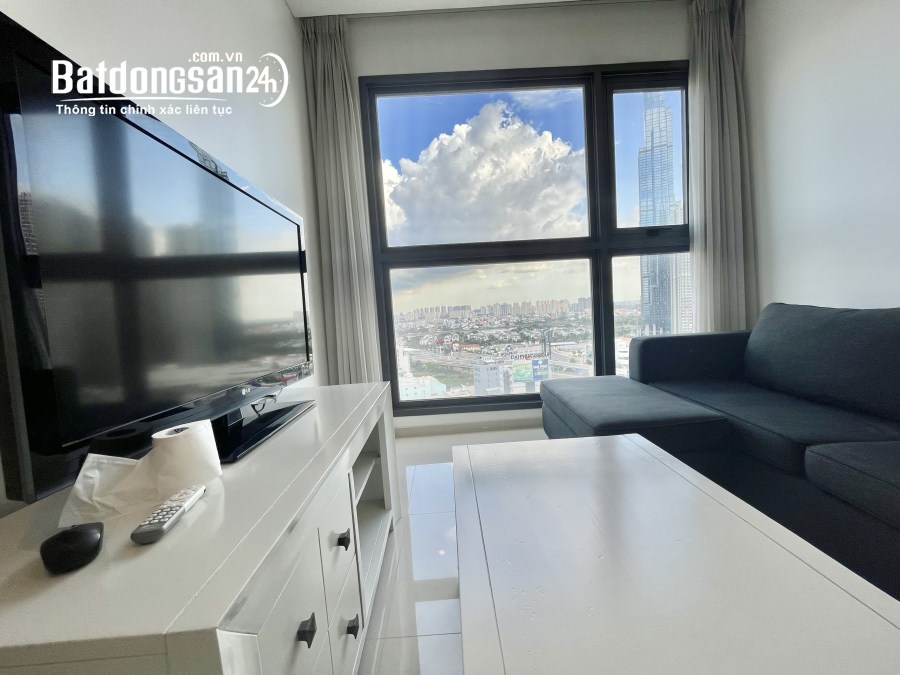 Bán căn hộ 1 phòng ngủ Pearl Plaza, đủ nội thất