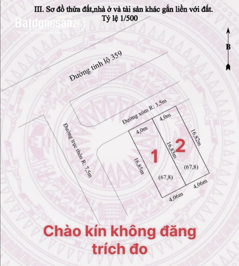 Bán đất Đường 359, Xã Thủy Đường, Huyện Thuỷ Nguyên