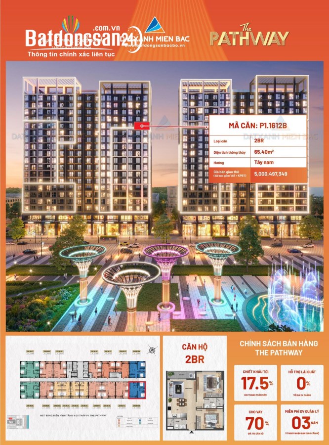BÁN CĂN HỘ CAO CẤP 2 PHÒNG NGỦ, QUẢNG TRƯỜNG BIỂN SẦM SƠN
