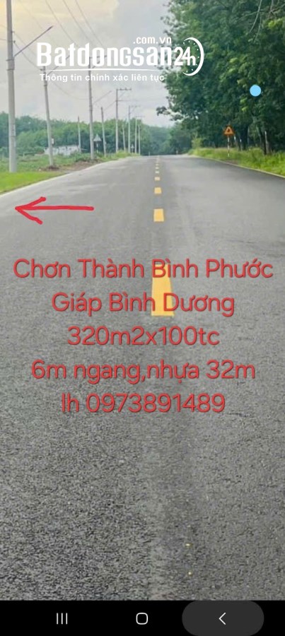 Bán đất Đường Cao Bá Quát, Xã Minh Thành, Huyện Chơn Thành