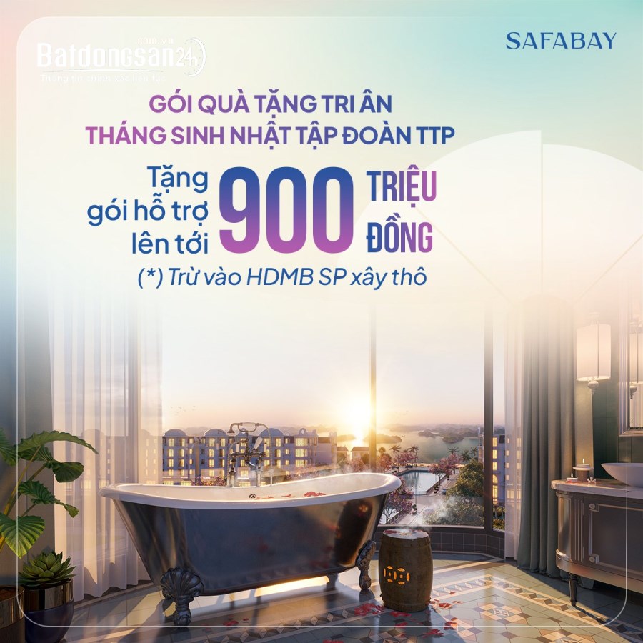 Bán đất nền dự án Green Dragon City phân khu Safabay, Kinh doanh dòng tiền cực tốt   
