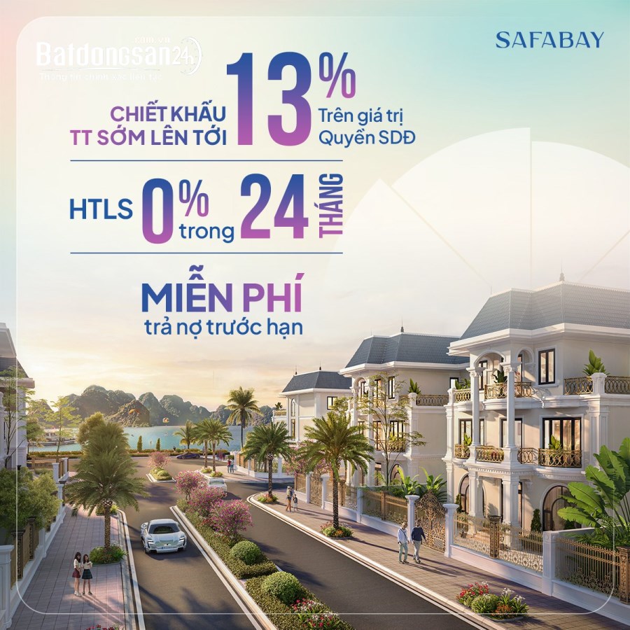 Bán đất nền dự án Green Dragon City phân khu Safabay, Kinh doanh dòng tiền cực tốt   