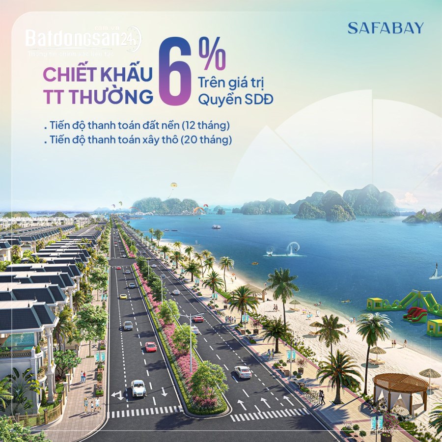 Bán đất nền dự án Green Dragon City phân khu Safabay, Kinh doanh dòng tiền cực tốt   