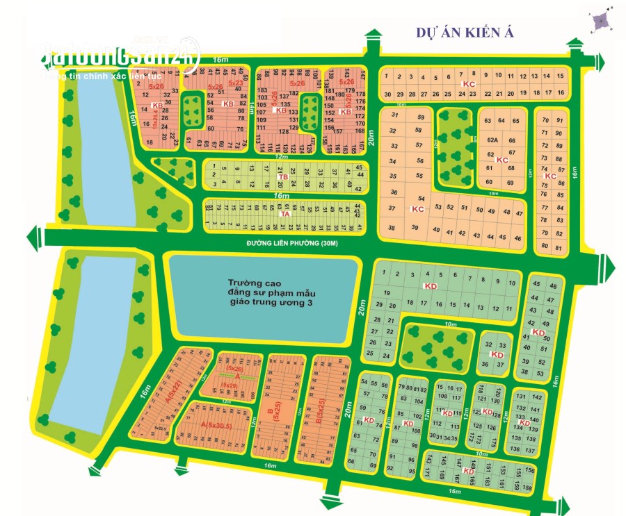 Bán đất nền phân lô KDC Kiến Á, Đường Đỗ Xuân Hợp, TP Thủ Đức (Quận 9)