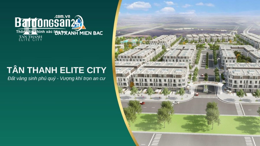 Bán đất nền phân lô Tân Thanh Elite City, Đường Võ Văn Kiệt (DT494), Huyện Thanh Liêm