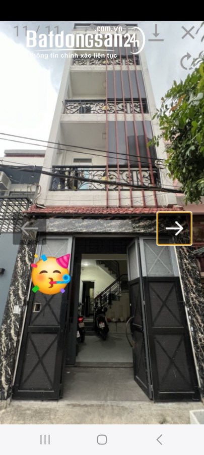 Nhà hẻm xe hơi, 51m2 , 4 lầu , Bình Thạnh , giá 8.5 tỷ .