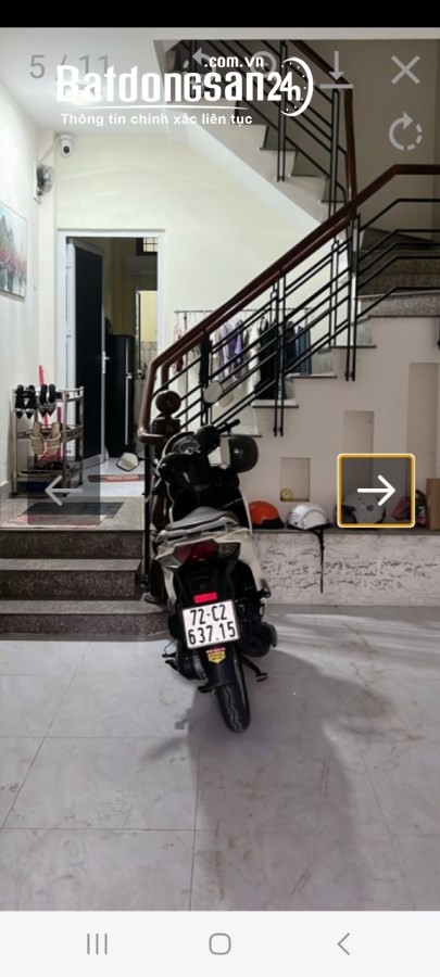 Nhà hẻm xe hơi, 51m2 , 4 lầu , Bình Thạnh , giá 8.5 tỷ .