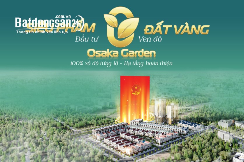 Bán lô biệt thự đơn lập 216m2 Osaka Lam hạ sát Sungroup mà giá rẻ hơn gần 1 nửa