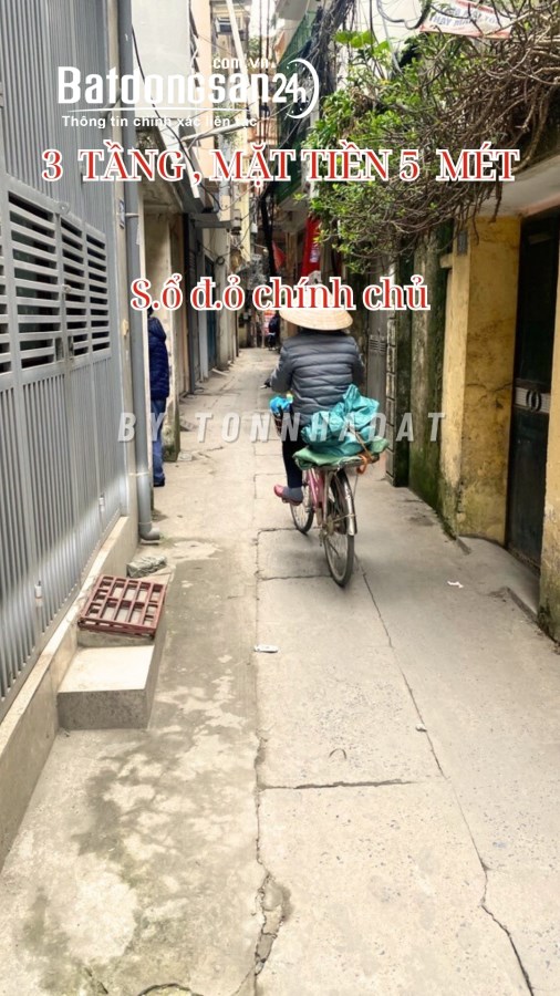 CHỈ HƠN 7 TỶ SỞ HỮU NHÀ ĐẸP KHƯƠNG ĐÌNH, NGÕ 420, 3 TẦNG, MẶT TIỀN 5M TRONG MÙA EURO