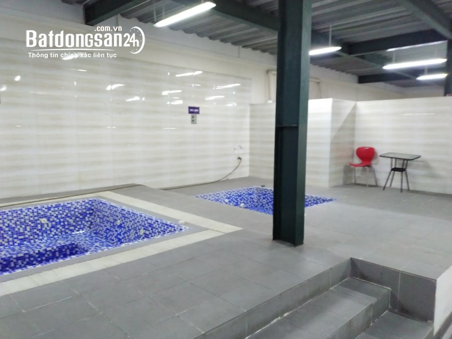 Cho thuê khu bể sục, mọi mô hình spa xông hơi chăm sóc sức khỏe. Tổng DT 550m2