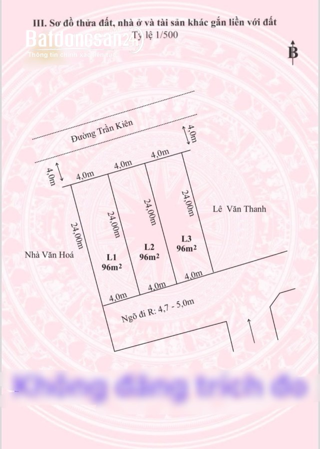 Bán đất Đường Liên Xã, Xã Dương Quan, Huyện Thuỷ Nguyên