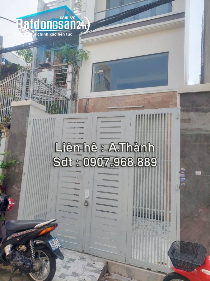 Bán nhà mới 3m5 x 27m, 1 trệt 2 lầu 1ST ,Đường Nguyễn Văn Luông, Phường 12 ,Quận 6