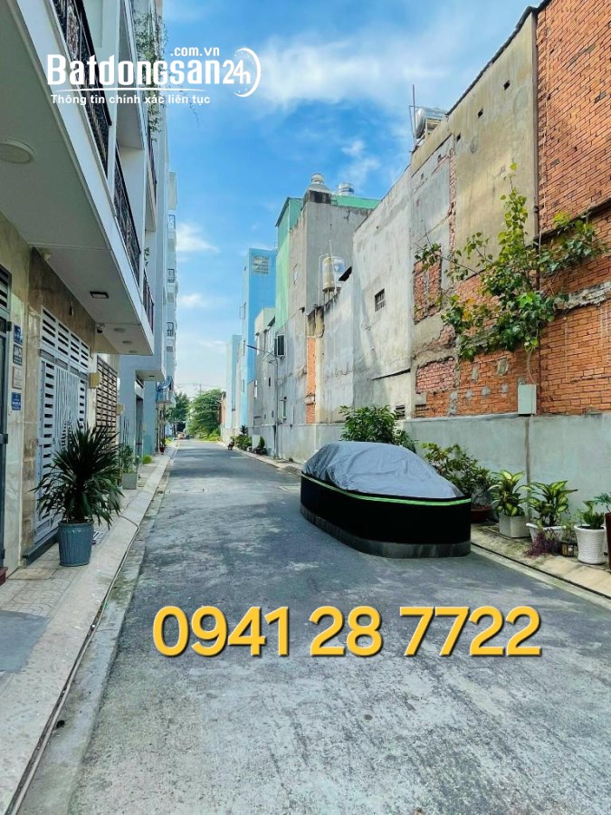 NHÀ HẼM XE HƠI QUAY ĐẦU THOẠI NGỌC HẦU TÂN PHÚ 51M2 KHU NHÀ CAO TẦNG ĐẲNG CẤP