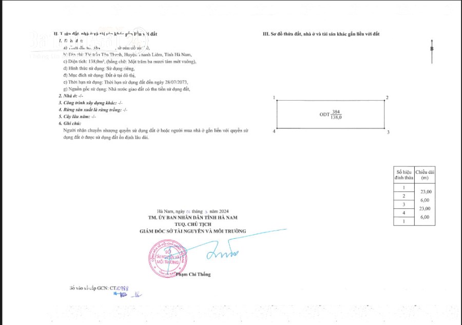 Bán đất nền phân lô Tân Thanh Elite City, Đường Võ Văn Kiệt (DT494), Huyện Thanh Liêm
