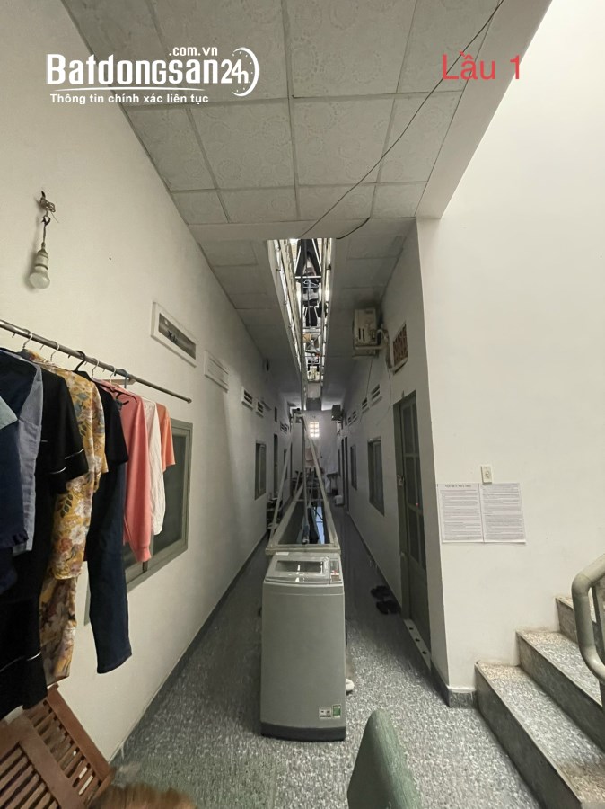 nhà 8x27m lửng 3 lầu 21p hẻm chính 142 Nguyễn thị Thập P bình Thuận Q7