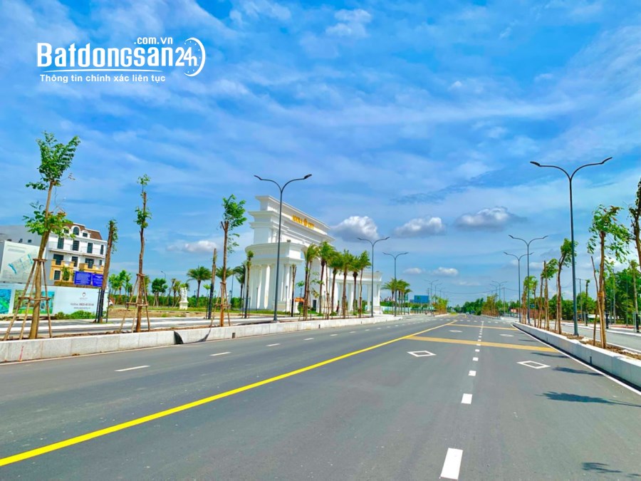 Cắt lô lô đất mặt tiền đường DT818 100m2 full thổ cư đất ở đô thị giá 3,3 tỷ