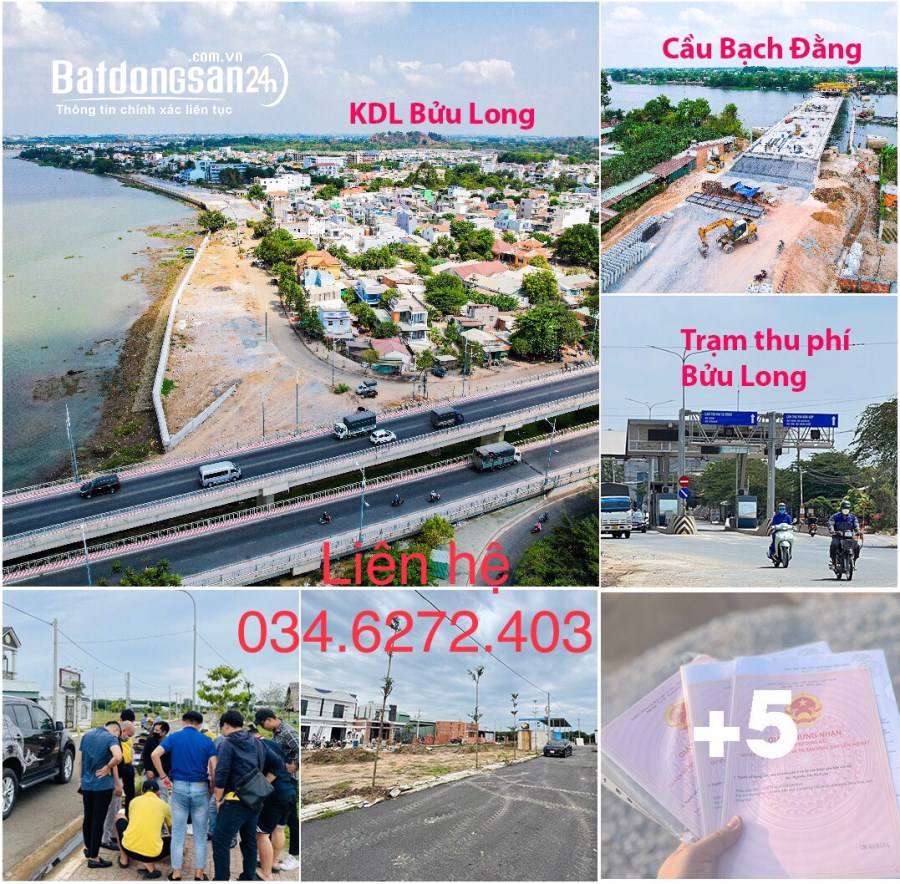 Đất giá rẻ nhất thị trường gần ngay khu du lịch Bửu Long
