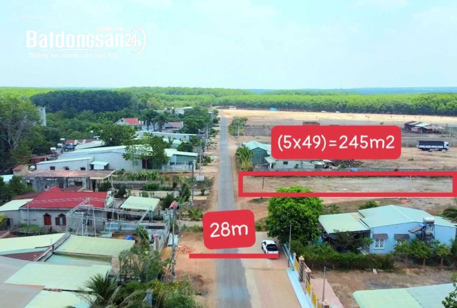 Bán nhanh trong tháng đất thành phố Đồng Xoài sổ sẵn sang tên ngay giá chỉ 600 triệu 