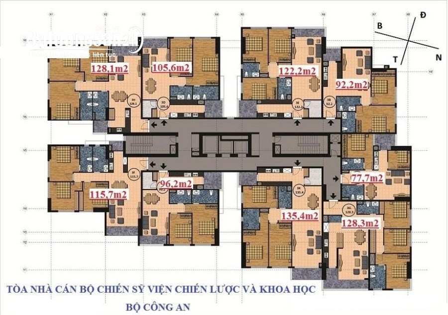Chính chủ bán CHCC Sông Đà 7 Viện chiến lược BCA đường Tú Mỡ 136m nguyên bản 
