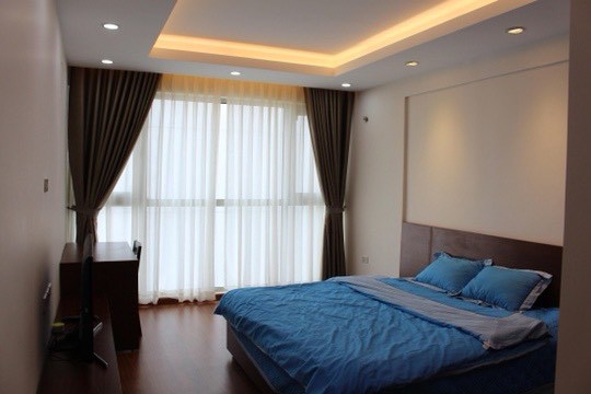 cho thuê CHCC cao cấp Mandarin Garden - Hoàng Minh Giám, 130m, 4 phòng ngủ Full