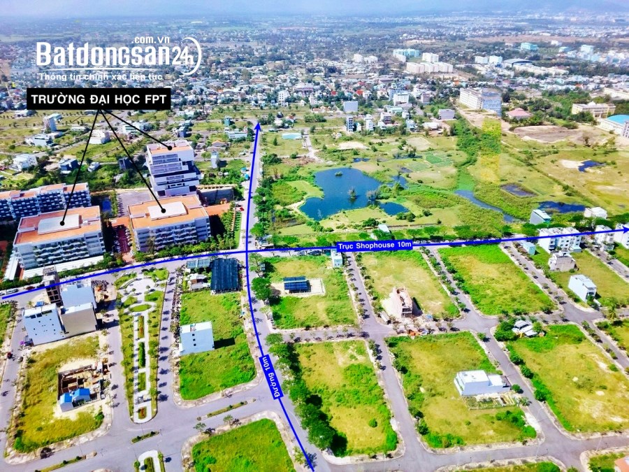 Cần bán Lô góc FPT City Đà Nẵng vị trí kinh doanh sát Đại học FPT