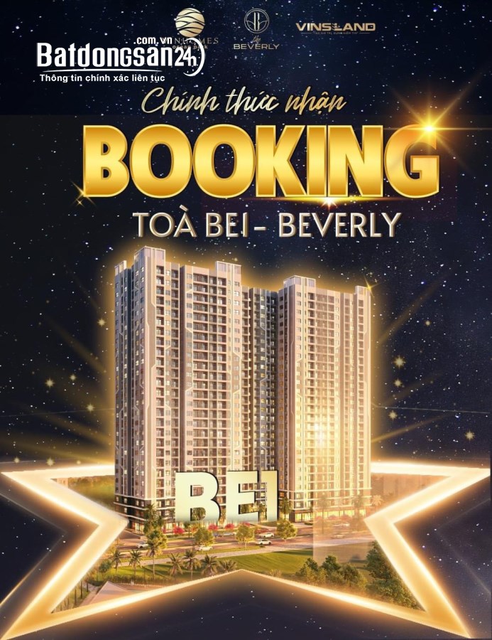 🏡🏡 CHÍNH THỨC NHẬN BOOKING BEVERLY 1.  CĂN HỘ ĐÁNG SỐNG ĐẬM CHẤT MỸ