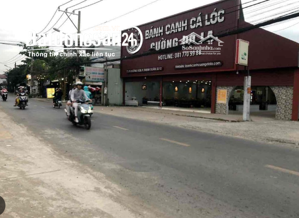 BÁN  MẶTTIỀN KINH DOANH ĐƯỜNG THẠNH XUÂN 25, DIỆN TÍCH 305M2 GIÁ 17.5