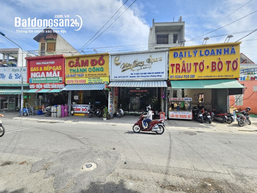 Nhà mặt tiền kinh doanh Bình Hòa 24, gần cầu Ông Bố, KCN Đồng An, 629 Bình Hòa