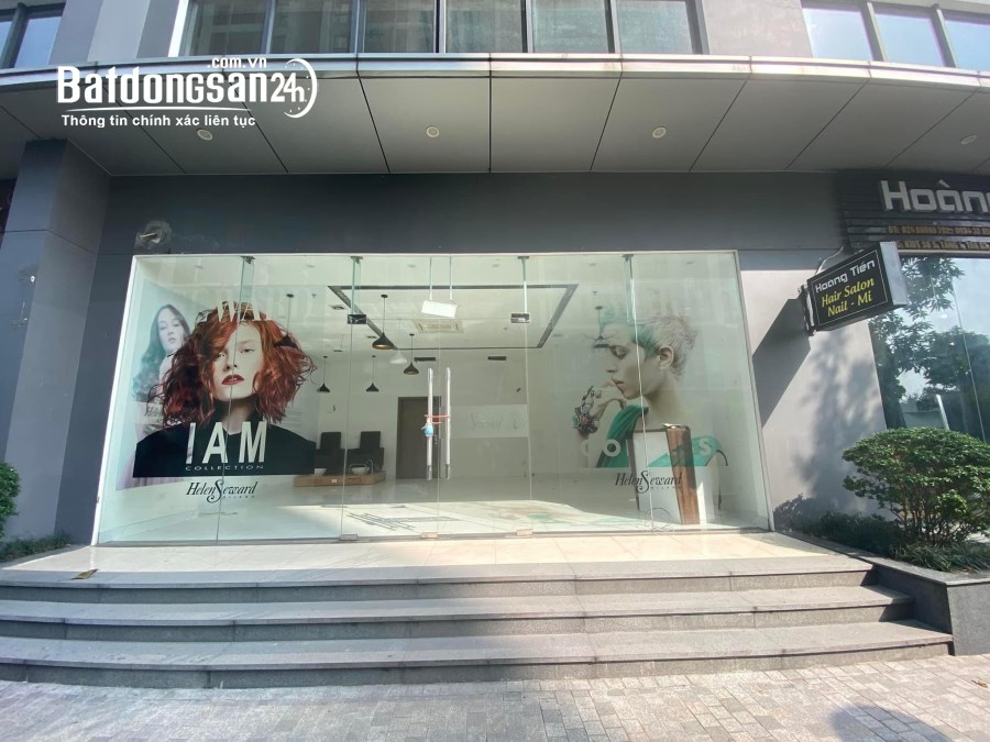 Cho thuê Shophouse chân đế tầng 1 tại Vinhomes Green Bay Mễ Trì 55m đã hoàn thiện phù