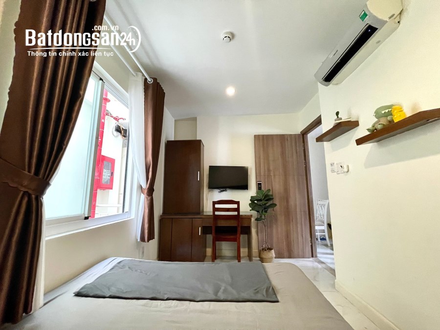 Căn Hộ Dịch Vụ Studio Quận 7, Đủ Nội Thất, Thoáng Mát, Gần Lotte, Trường ĐH