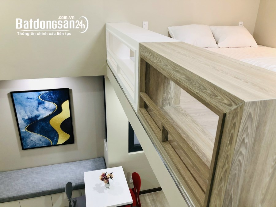 Cho thuê Căn hộ dịch vụ cao cấp 142 Nguyễn Thị Thập Q7 Có gác cao 2m, Gần siêu thị GO